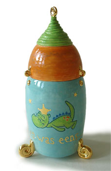 urn kind kinderurn tekening keramiek